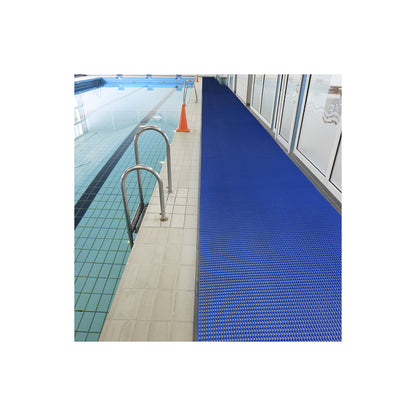 Non-slip matting, PVC, width 600 mm, sold by the metre, grey.