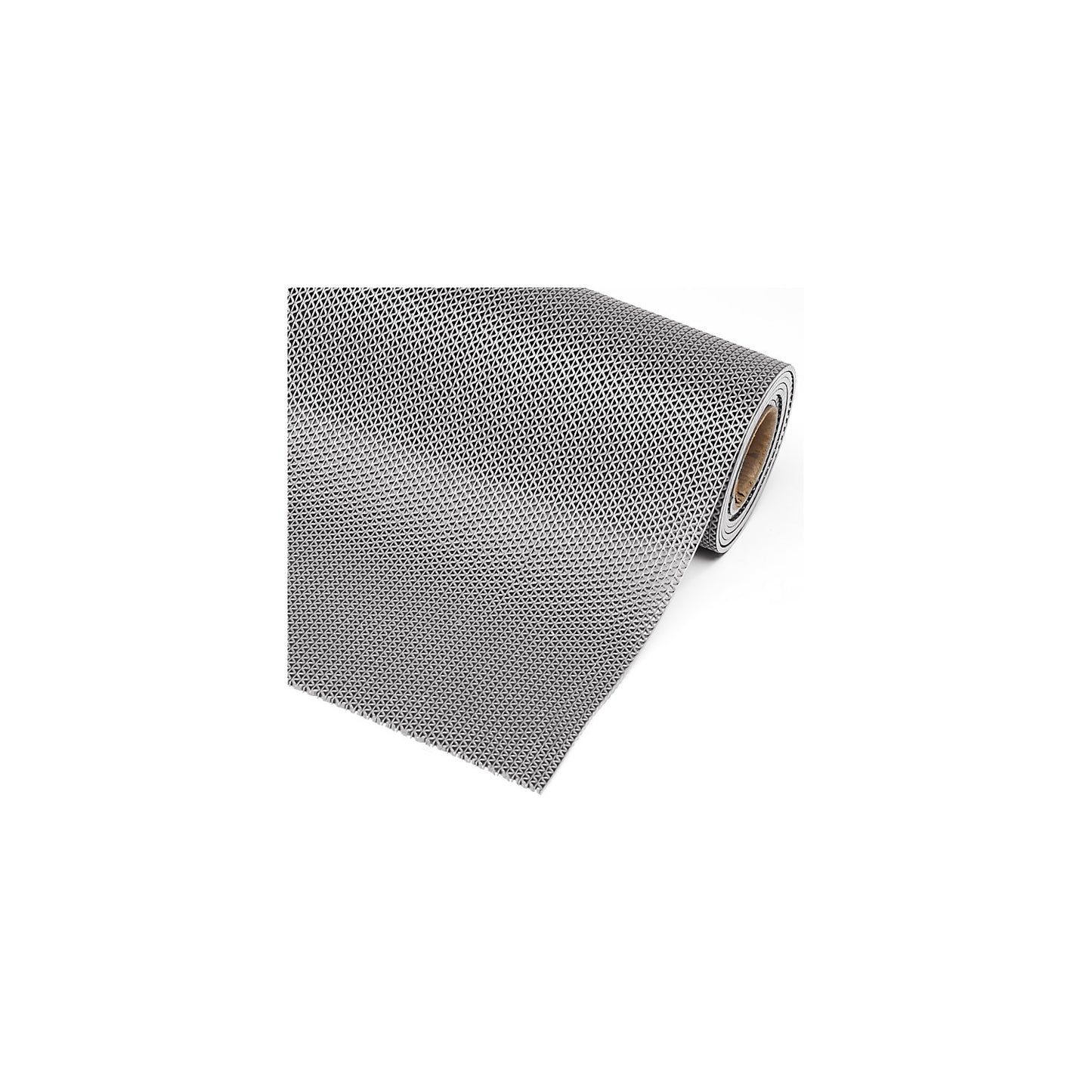 Wet room matting height 5.3 mm, width 1200 mm, sold by the metre, grey.