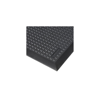 Skystep studded ESD workstation matting, black, LxWxH 1500 x 900 x 13 mm.