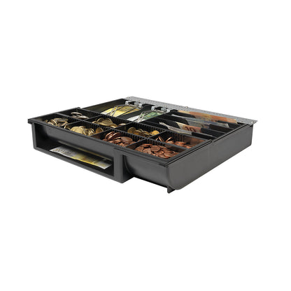 Cash drawer insert, SAFESCAN 4141T1, 6 compartments for banknotes.
