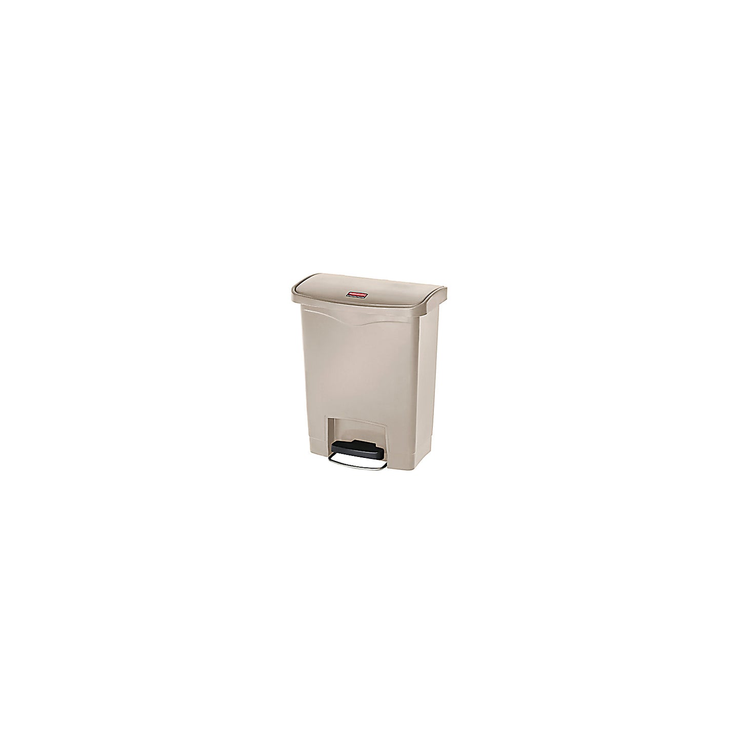 SLIM JIM® foot pedal bin, made of polyethylene, 30 l, beige.