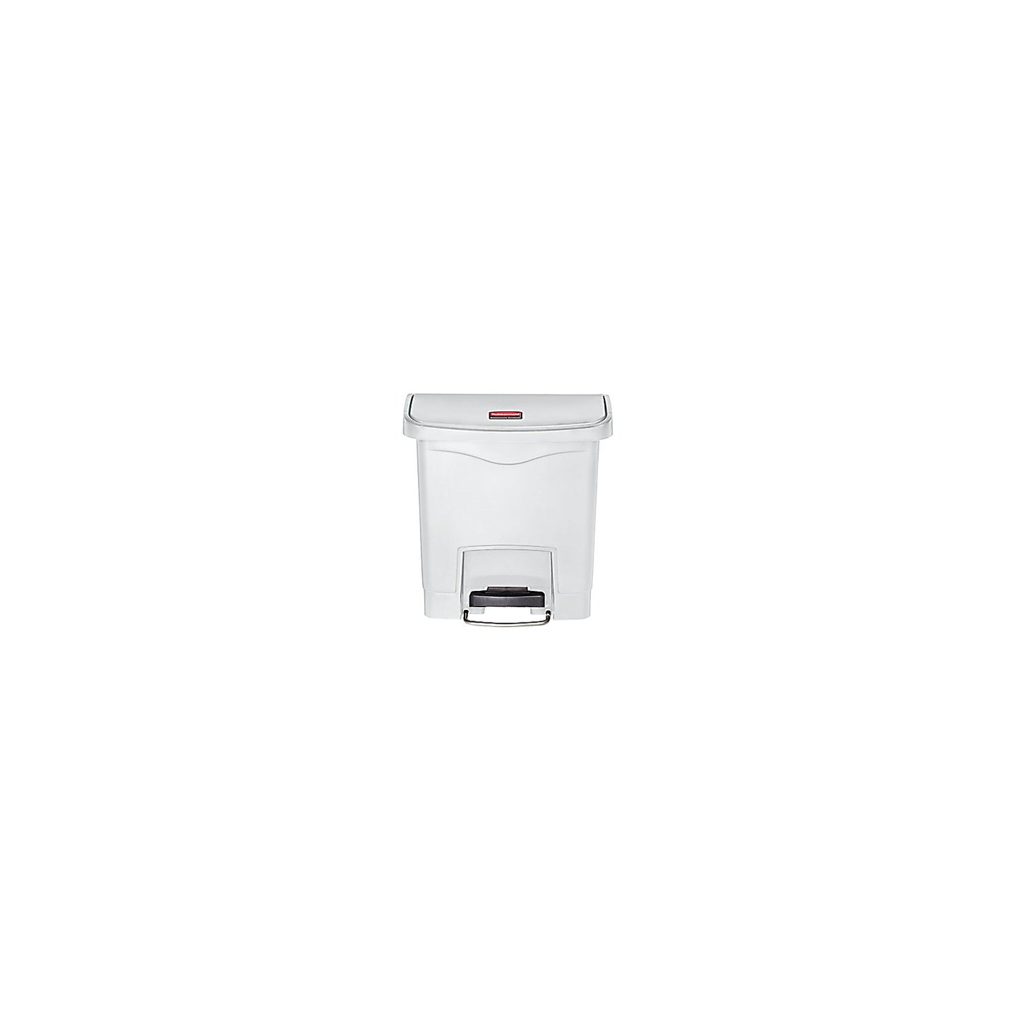 SLIM JIM® foot pedal bin, made of polyethylene, 15 l, white.