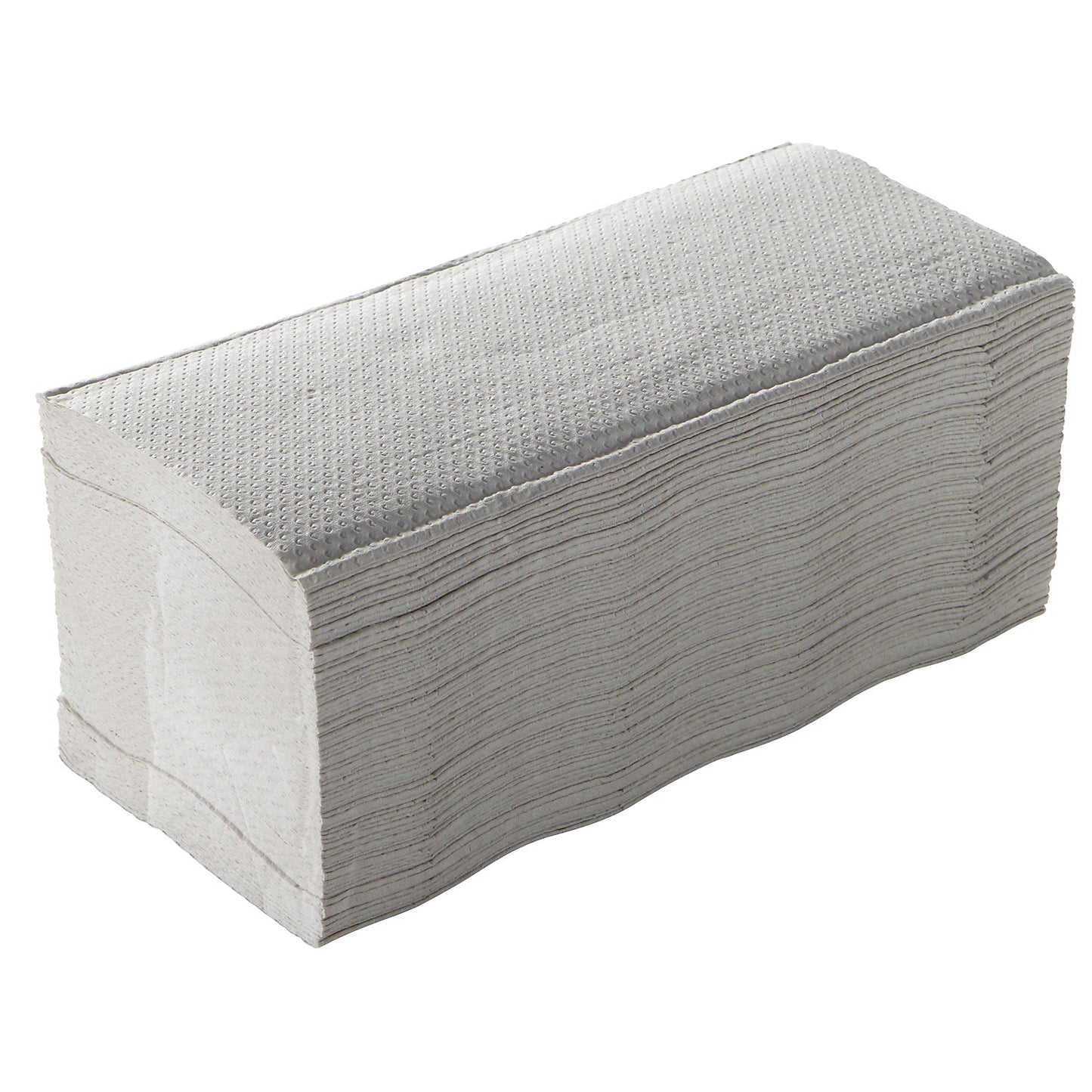 Folded paper towels with C fold, 2-ply, brilliant white, pack of 2880 sheets.
