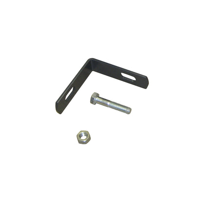 Bracket for securing to the ground, for cloakroom bench, pack of 2.