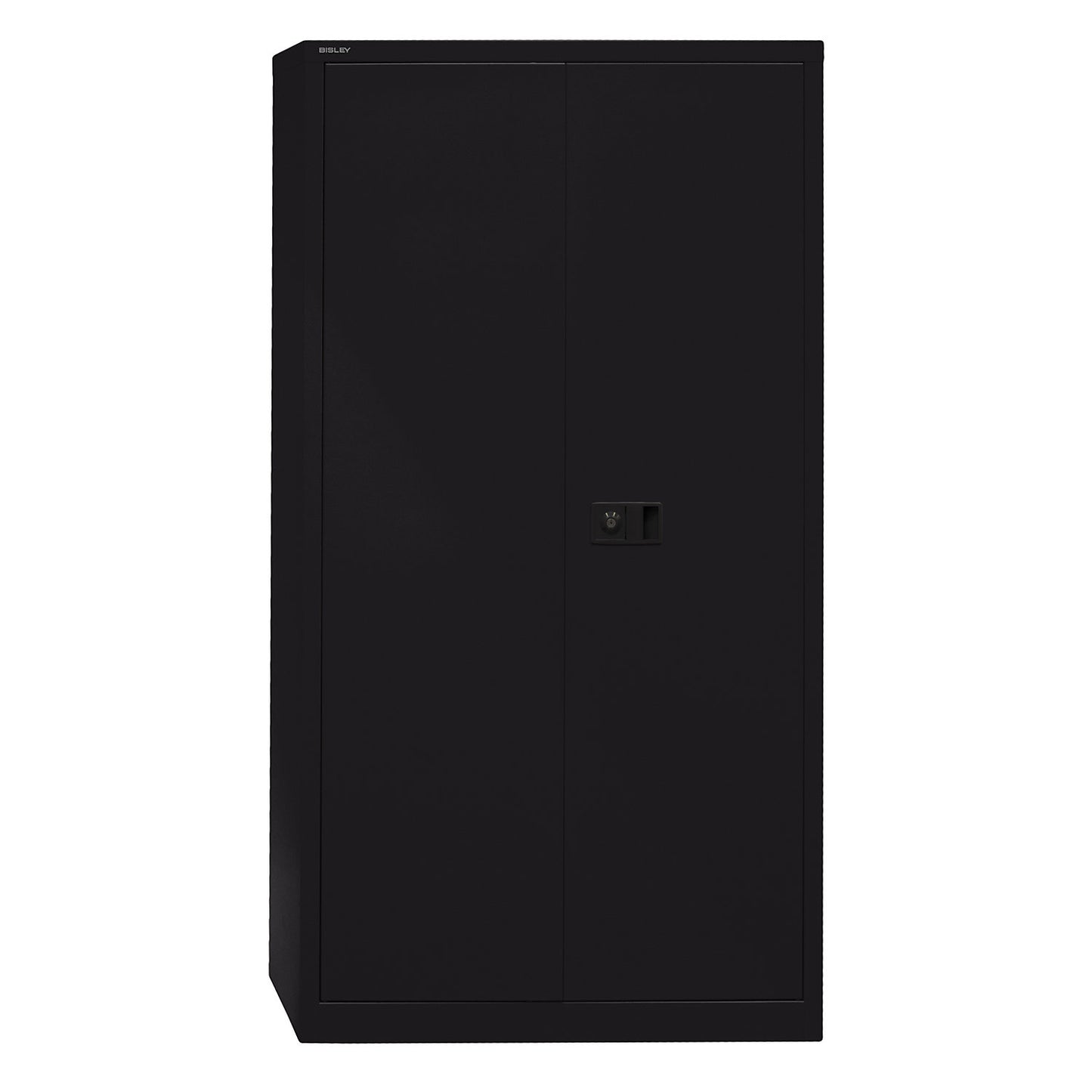 UNIVERSAL double door cupboard, HxWxD 1806 x 914 x 400 mm, 3 shelves, 4 file heights, black.