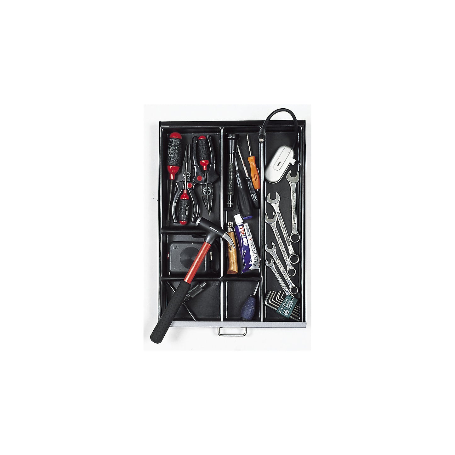 MultiDrawer™ drawer insert, for A3 format, 6 compartments.