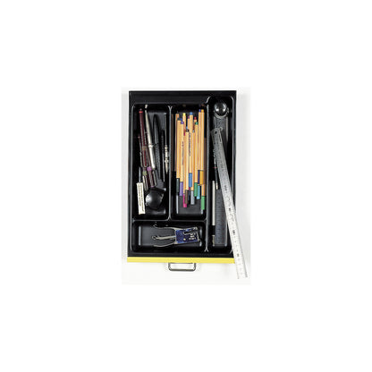 MultiDrawer™ drawer insert, format A4, height 48 mm, 4 compartments (long).