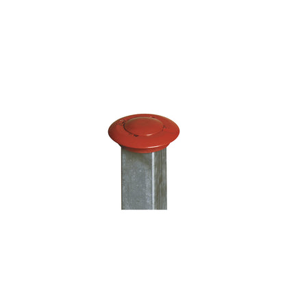 Barrier post, semi-automatic lowering, hot dip galvanised.