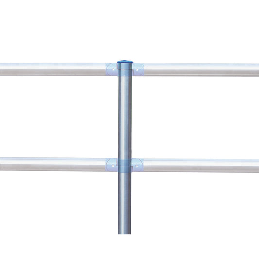 System railing, post B, for concreting in.