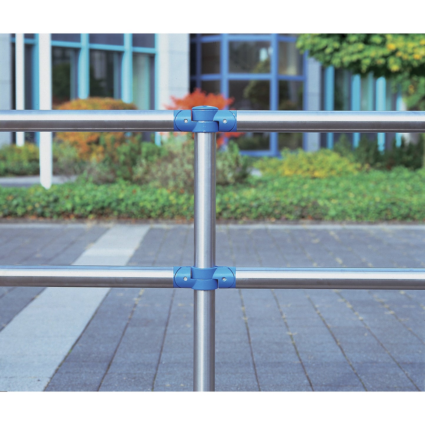 System railing, post B, for concreting in.