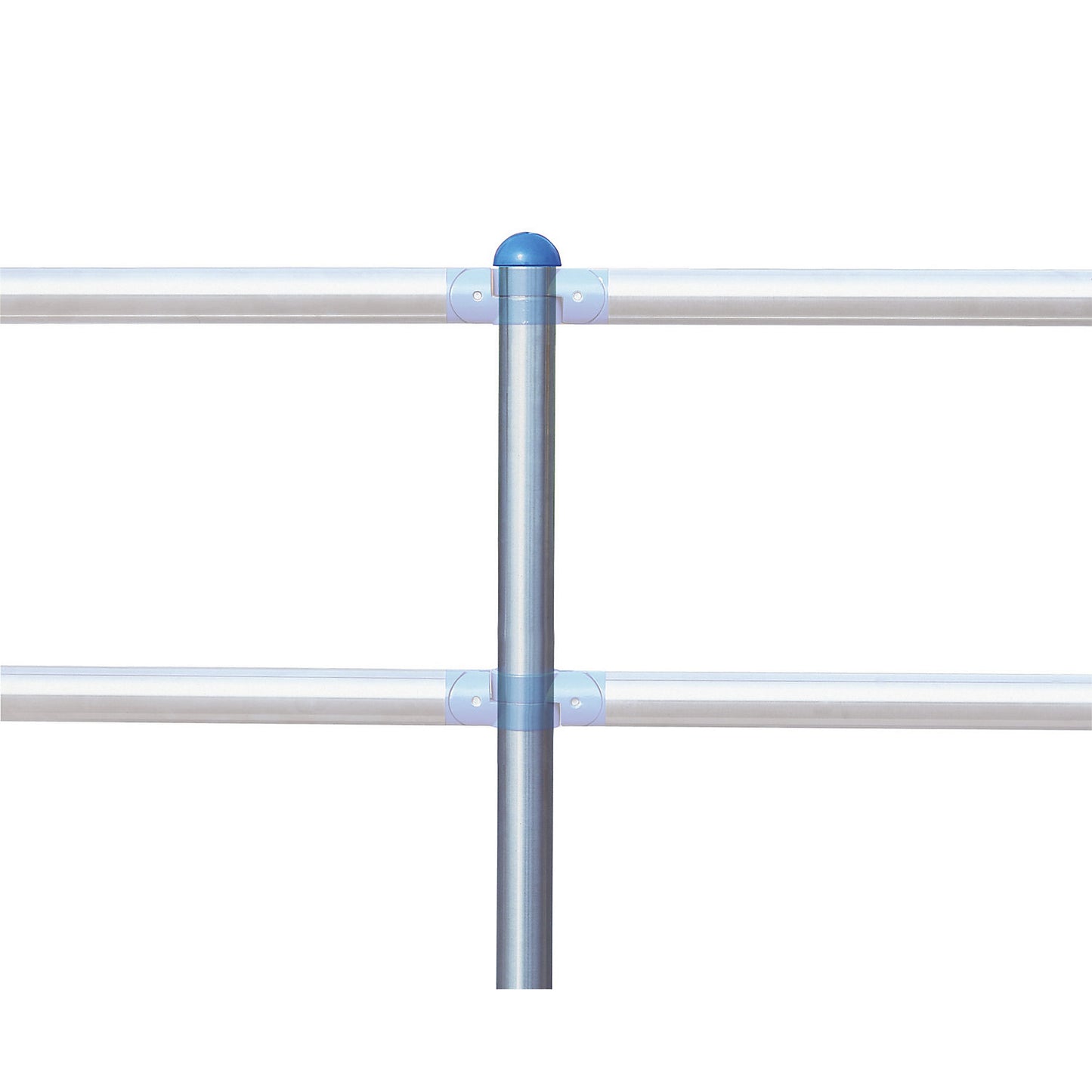 System railing, post A, for concreting in.