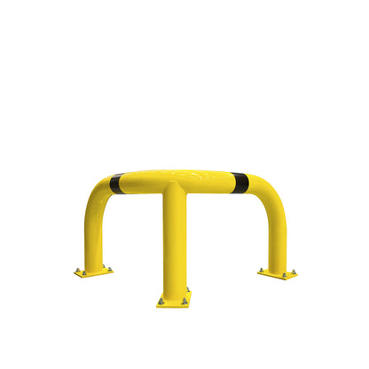 Crash protection corner XL, Ø 108 mm, for outdoor areas, height 600 mm.