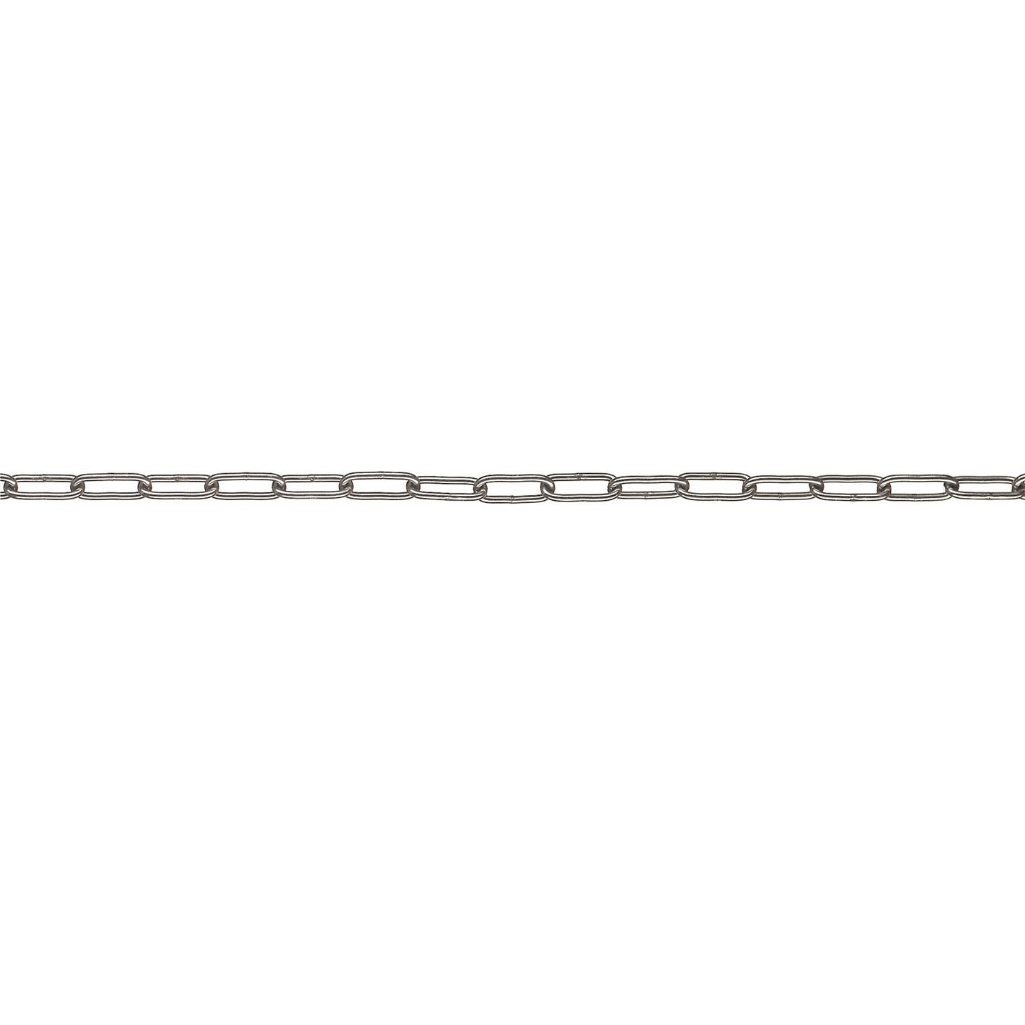 Stainless steel chain, link thickness 6 mm, length 10 m.