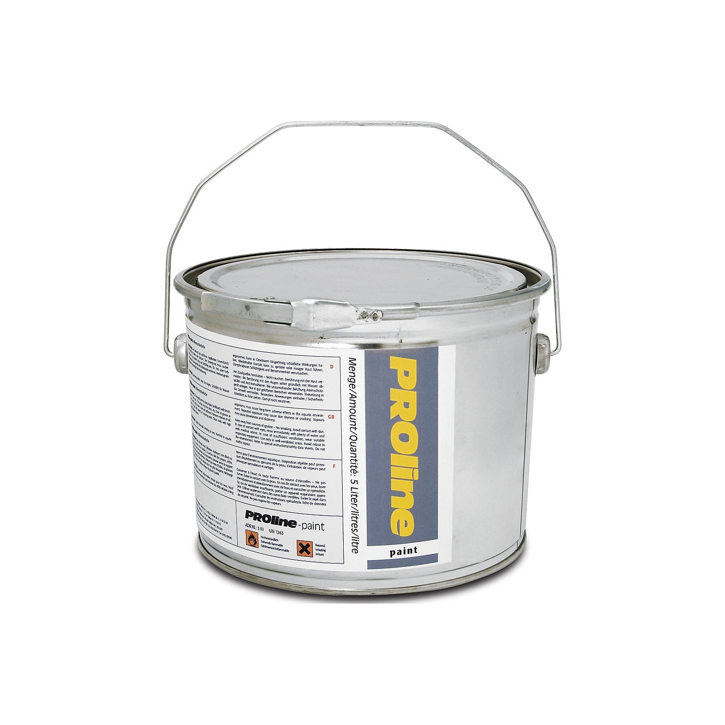 Floor paint, 5 litre bucket, blue.
