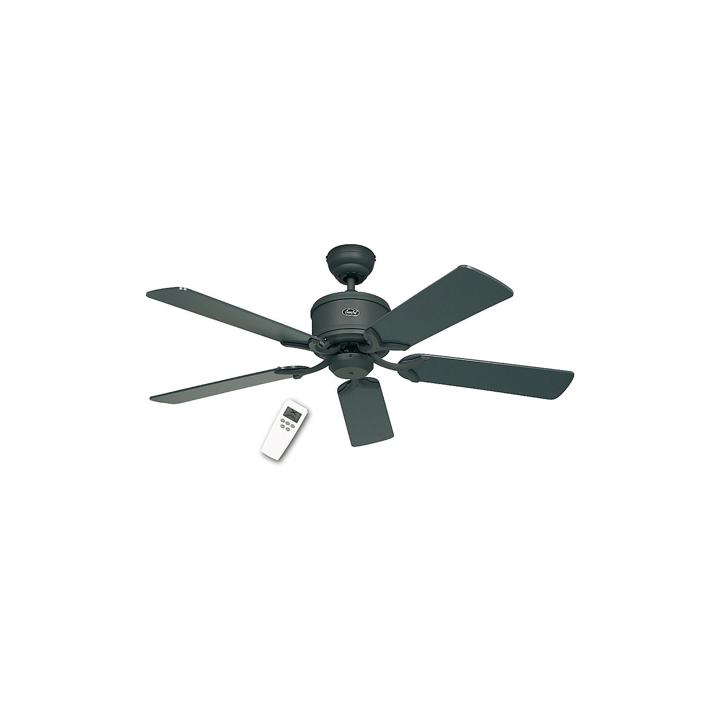 ECO ELEMENTS ceiling fan, rotor blade Ø 1320 mm, painted graphite / painted black.