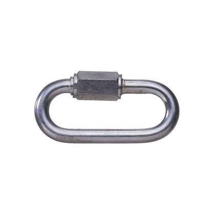 Connecting link with screw thread, 6 mm, for steel link chain, pack of 10, hot dip galvanised.