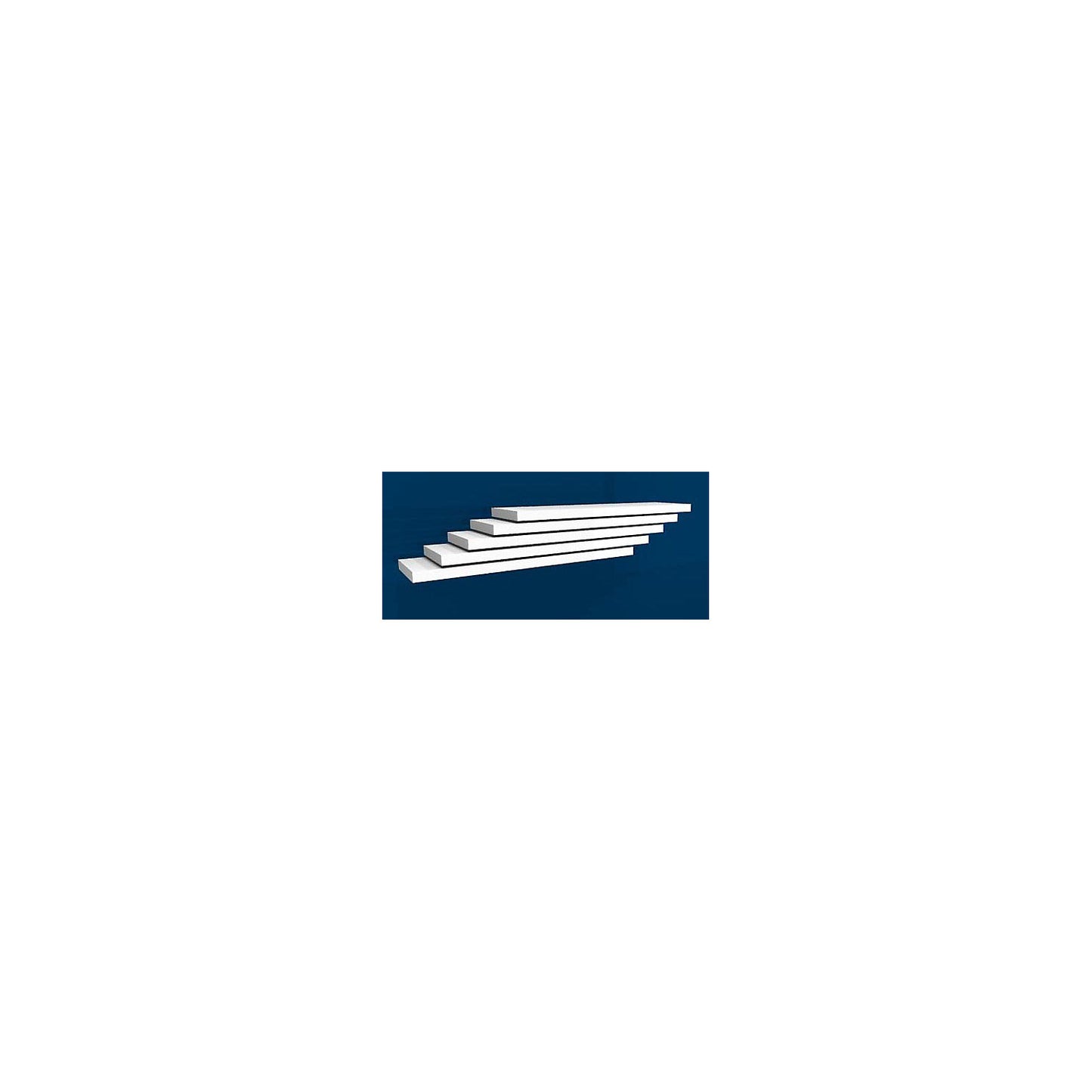 Shelf, width 1000 mm, pack of 5, depth 300 mm, max. load 200 kg, grey.