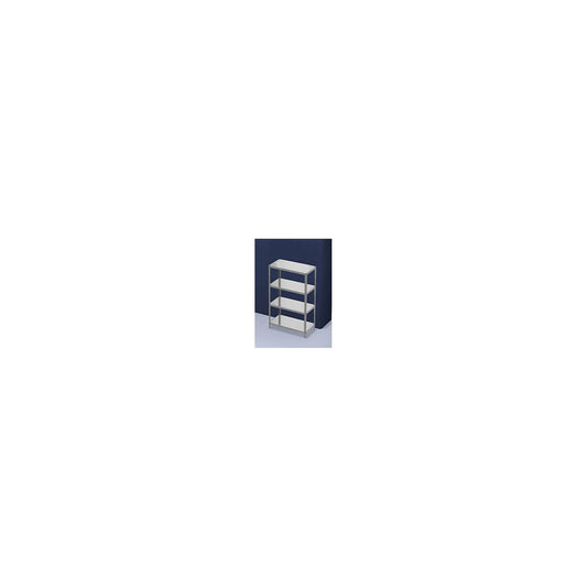 Bolt-together shelving, light duty, double-sided, HxWxD 1500 x 1000 x 500 mm, zinc plated, standard shelf unit.