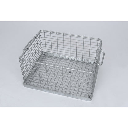 Stacking basket for heavy items, large mesh size, external dims. LxWxH 515 x 405 x 300 mm.