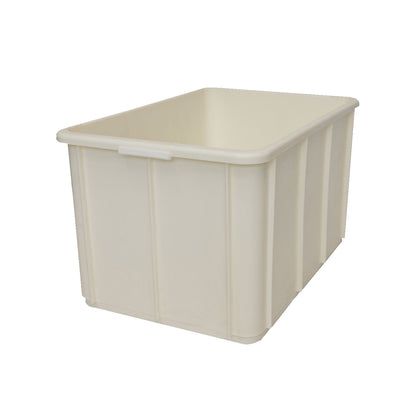 Stacking container made of polypropylene, capacity 60 l, external dimensions LxWxH 600 x 400 x 339 mm, natural.