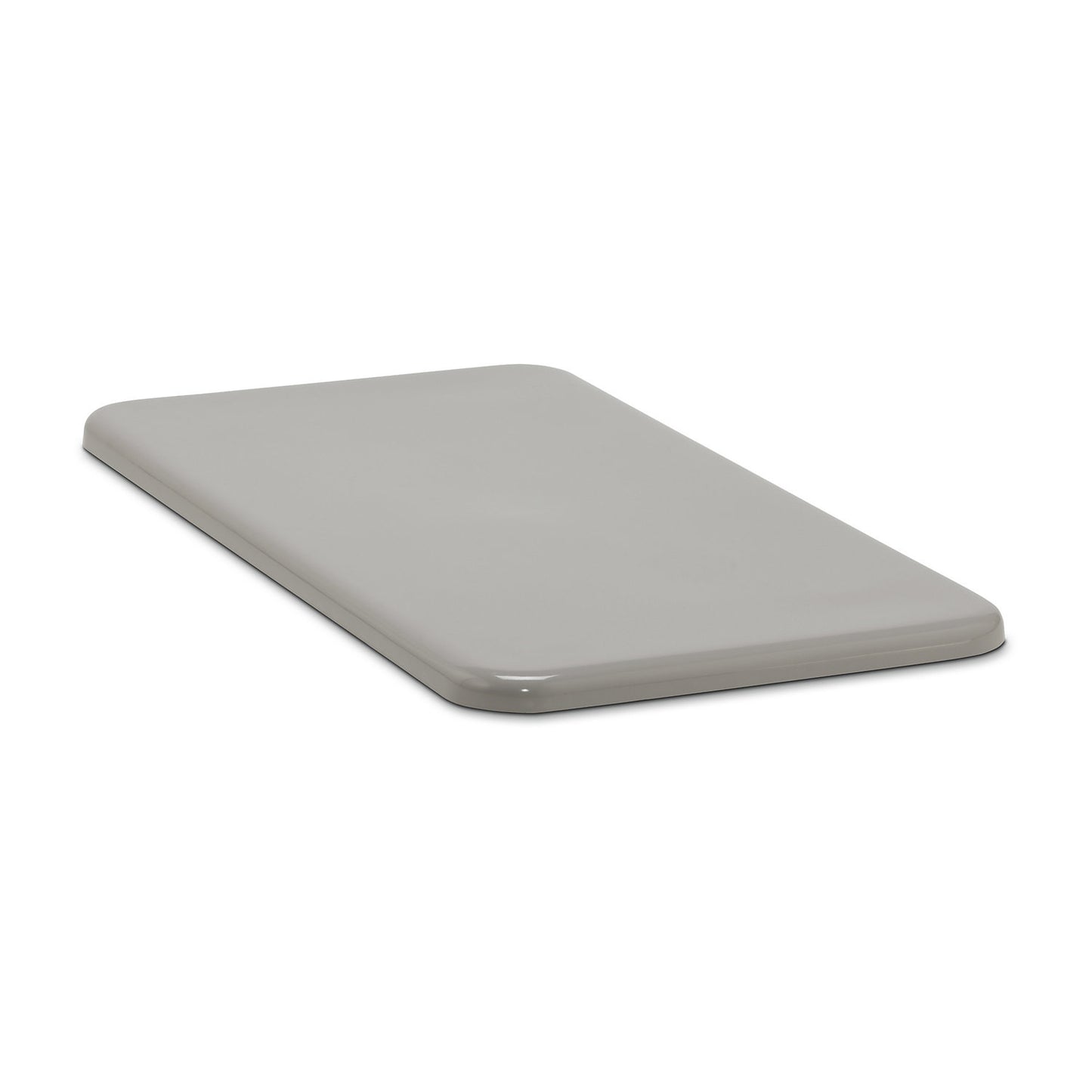 Flat lid, LxWxH 1230 x 640 x 40 mm, grey.