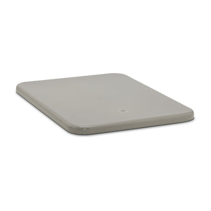 Flat lid, LxWxH 1340 x 980 x 60 mm, grey.