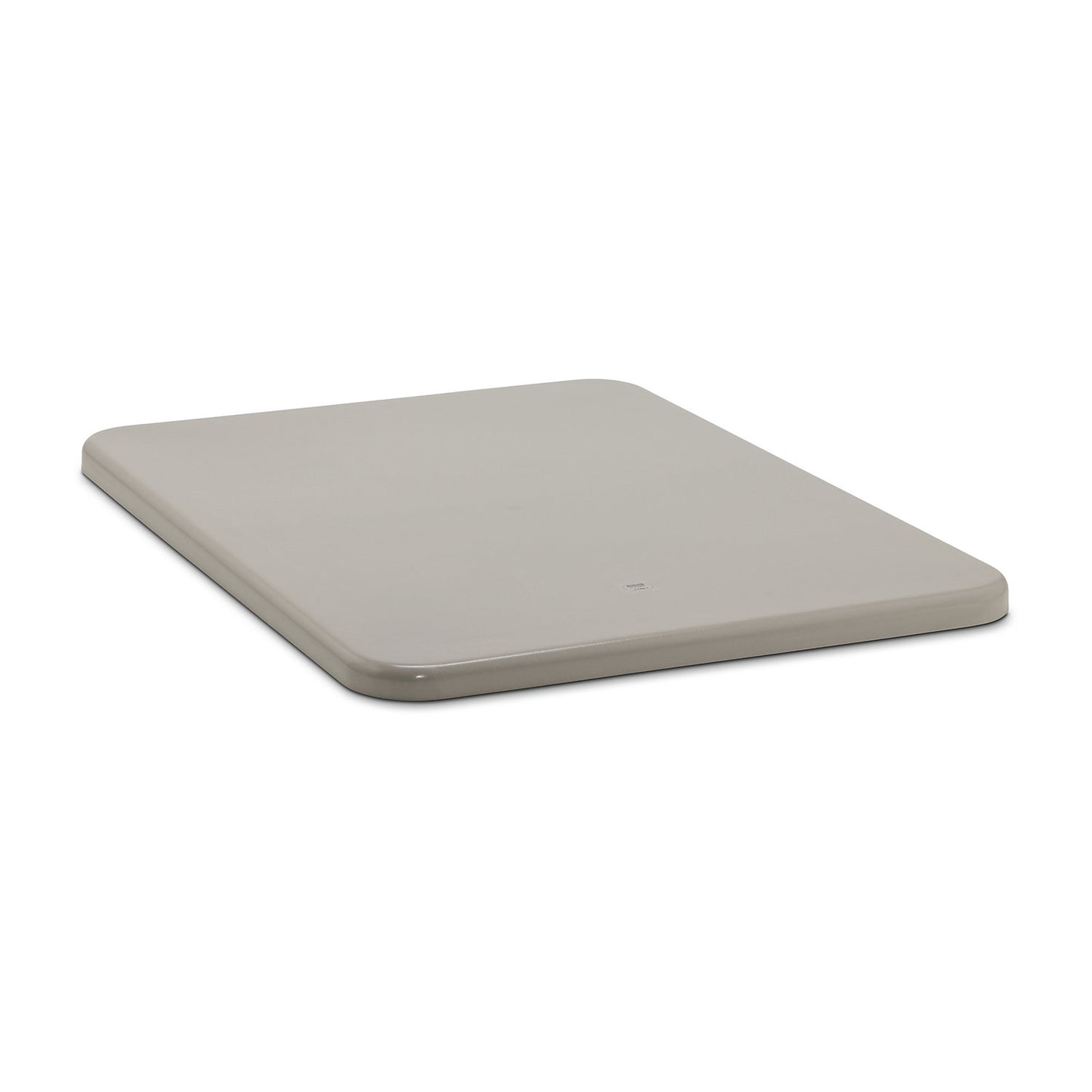 Flat lid, LxWxH 1630 x 1200 x 60 mm, grey.