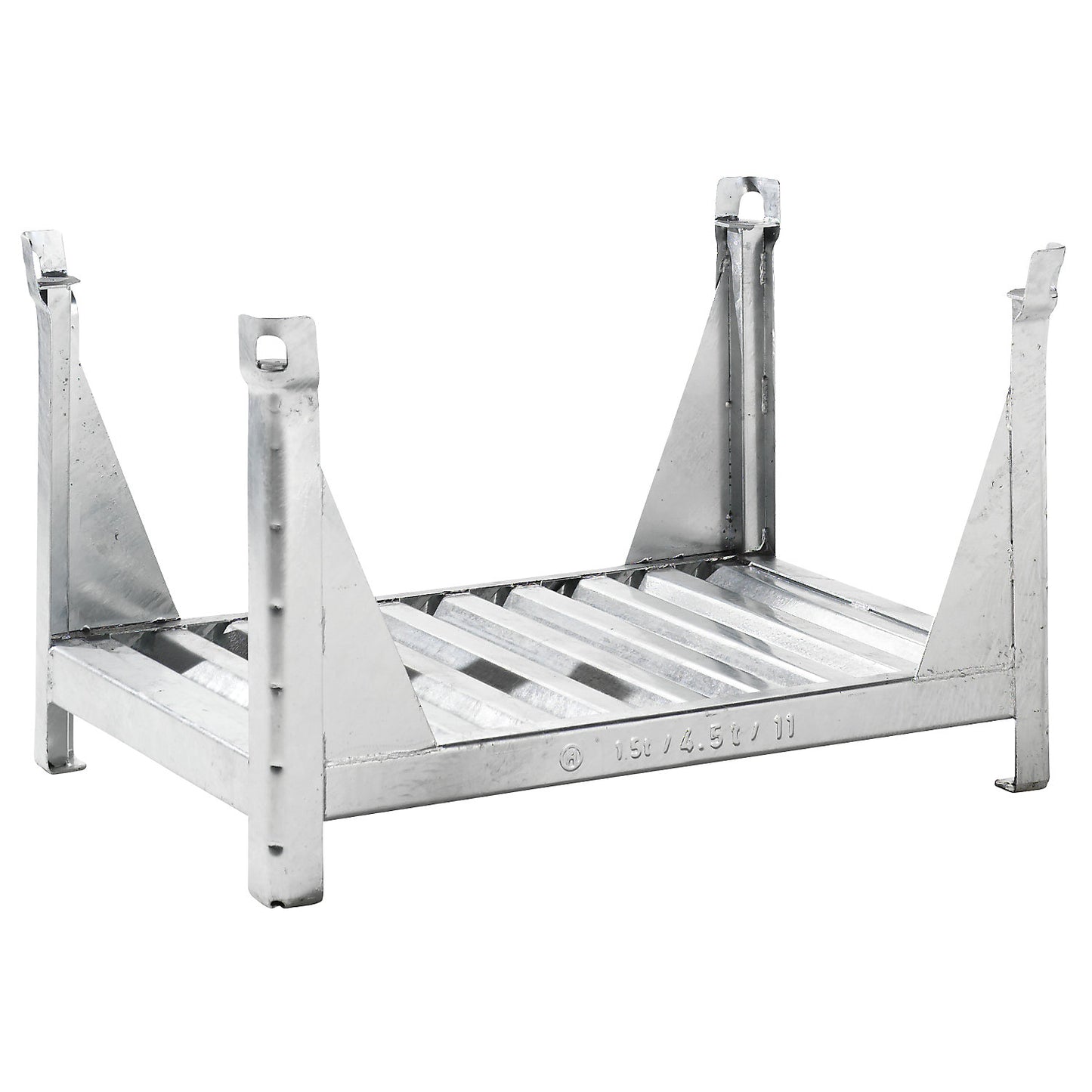 Long goods frame with 4 corner posts, LxW 1200 x 800 mm, zinc plated.