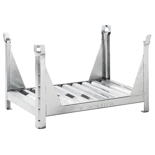 Long goods frame with 4 corner posts, LxW 1200 x 800 mm, zinc plated.