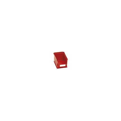 Open fronted storage bin made of polyethylene, LxWxH 170 x 100 x 73 mm, red, pack of 25.