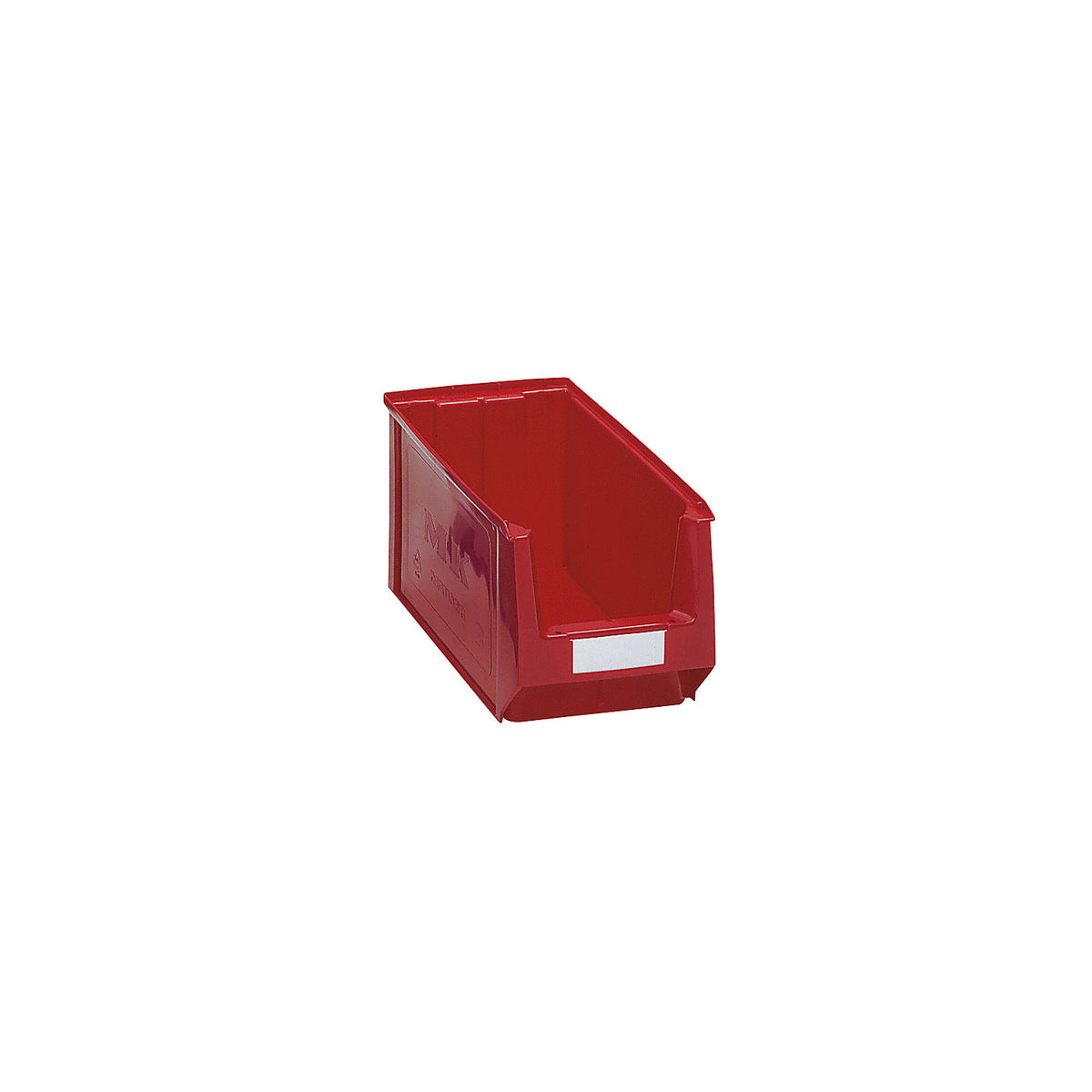 Open fronted storage bin made of polyethylene, LxWxH 350 x 210 x 200 mm, red, pack of 10.