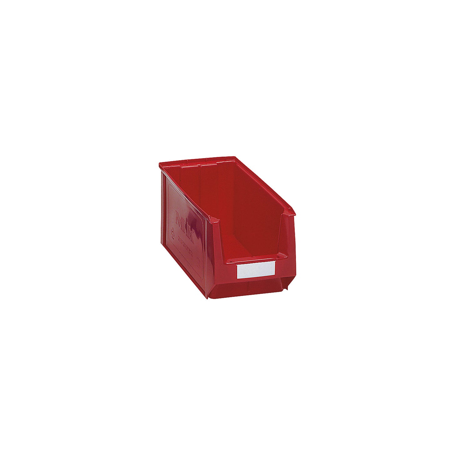 Open fronted storage bin made of polyethylene, LxWxH 350 x 210 x 200 mm, red, pack of 10.