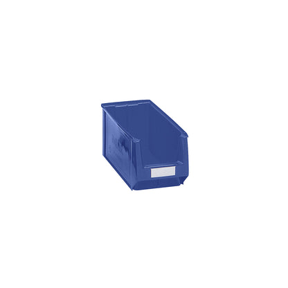 Open fronted storage bin made of polyethylene, LxWxH 350 x 210 x 200 mm, blue, pack of 10.