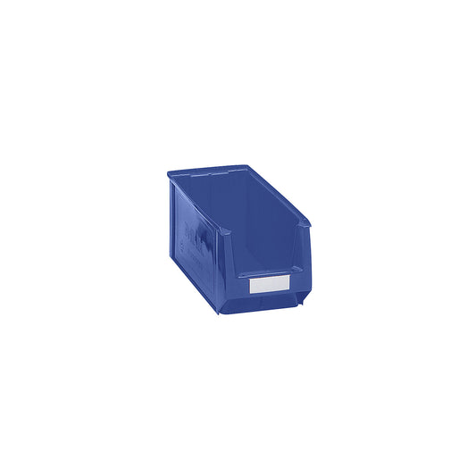 Open fronted storage bin made of polyethylene, LxWxH 350 x 210 x 200 mm, blue, pack of 10.
