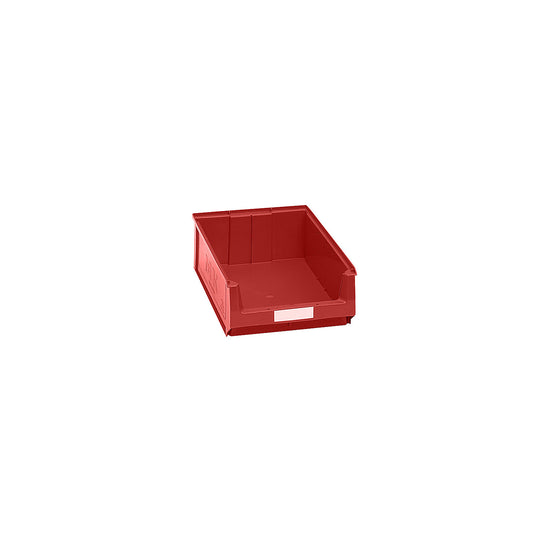 Open fronted storage bin made of polyethylene, LxWxH 500 x 310 x 140 mm, red, pack of 14.