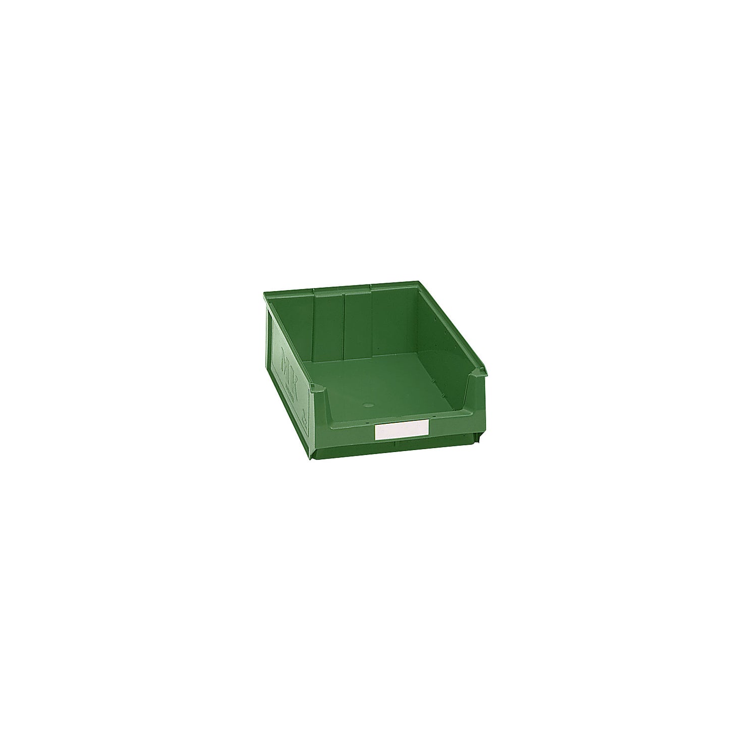 Open fronted storage bin made of polyethylene, LxWxH 500 x 310 x 140 mm, green, pack of 14.