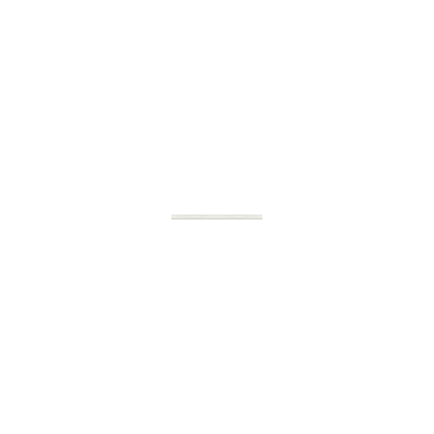 ST ceiling rod, length 600 mm, painted white.