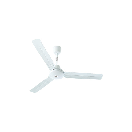TDA ceiling fan, rotor blade Ø 1600 mm, painted light grey.