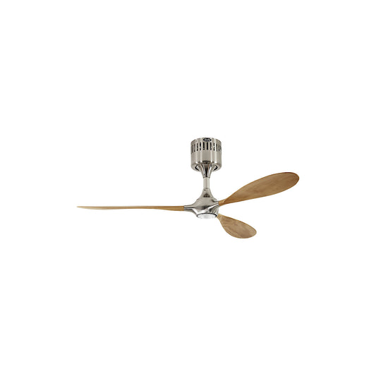 HELICO PADDEL ceiling fan, with remote control, beech / brushed chrome.