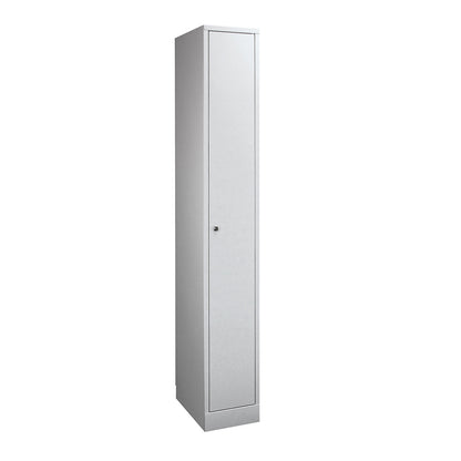 Komfort locker, 1 compartment, light grey, width 300 mm.