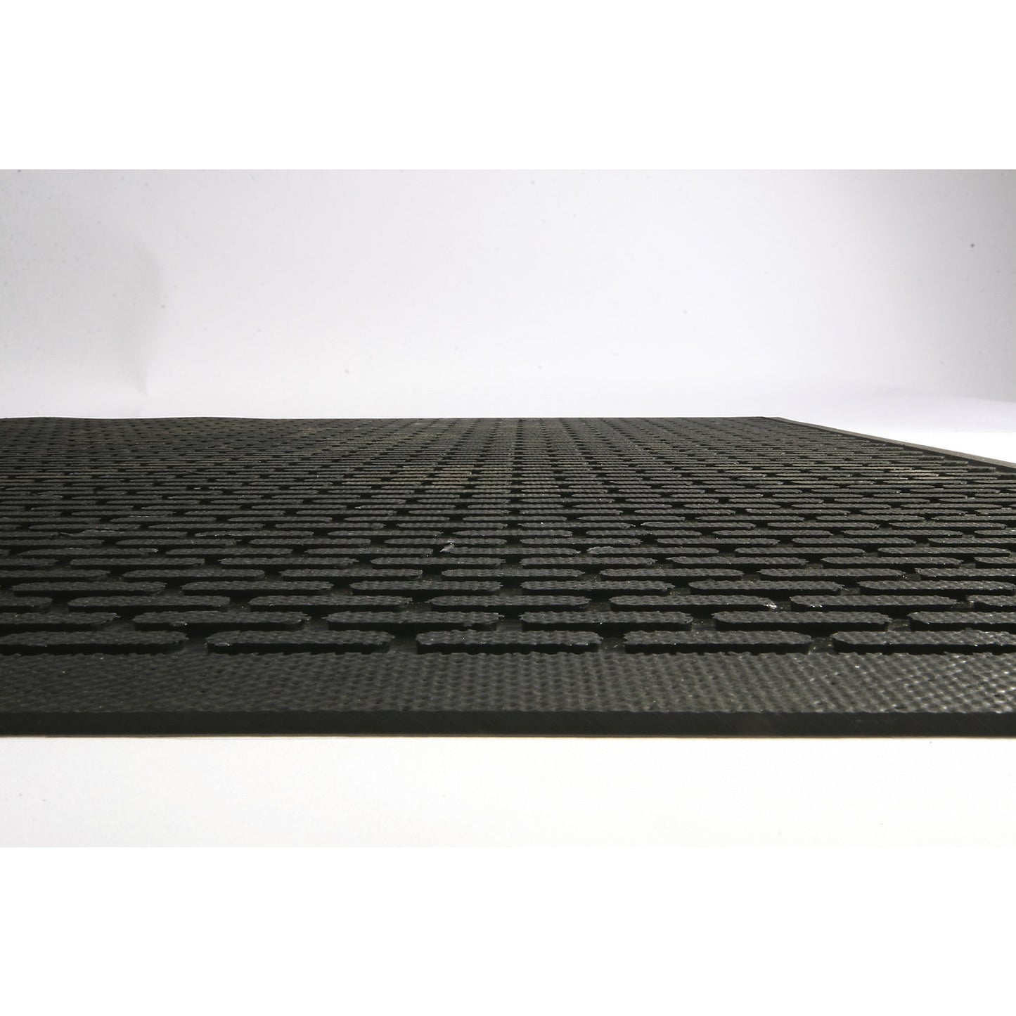 Entrance matting, black rubber, LxW 1500 x 850 mm.