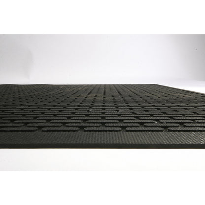 Entrance matting, black rubber, LxW 1500 x 850 mm.
