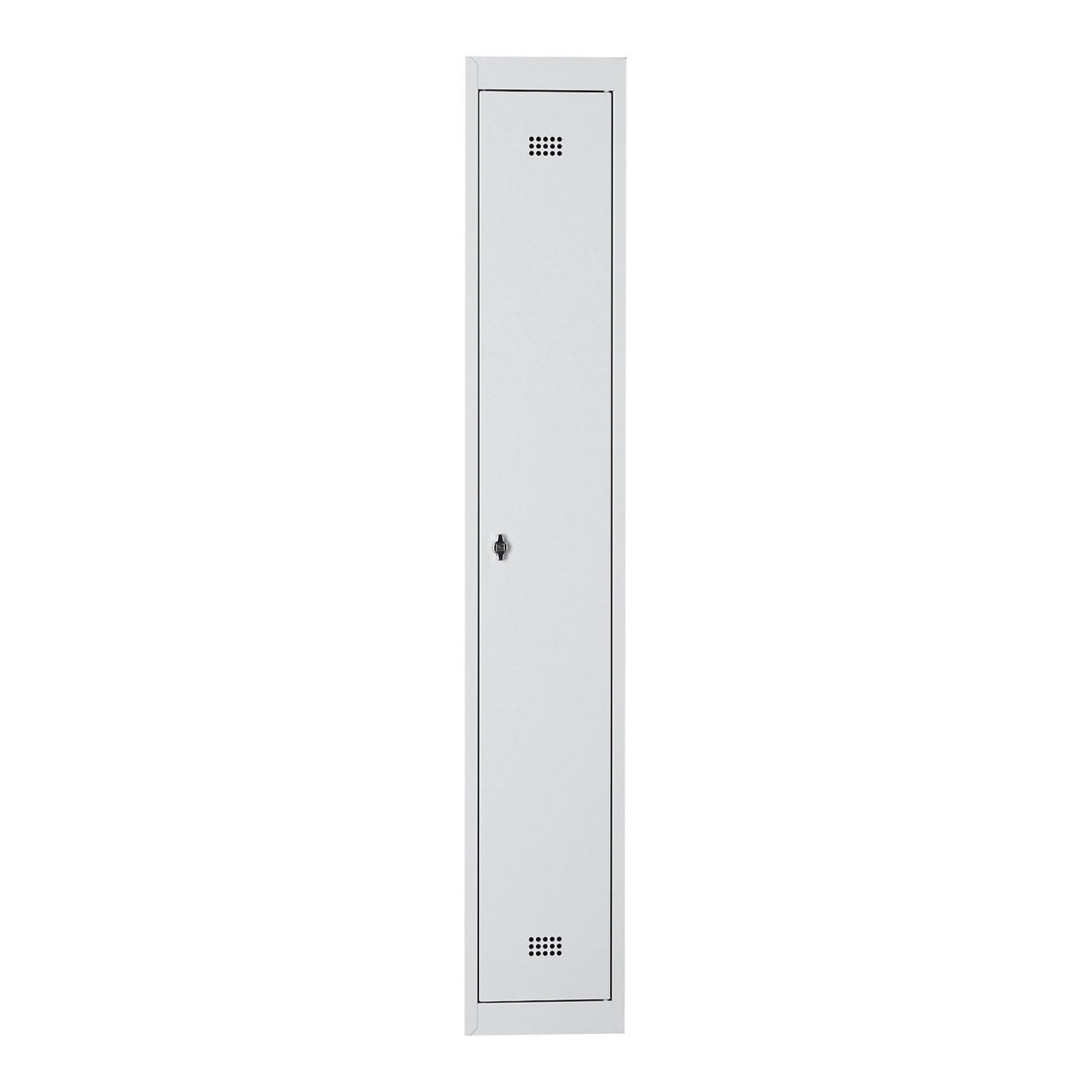 Hamburg locker, 1 compartment, width 300 mm, extension unit, light grey / light grey.
