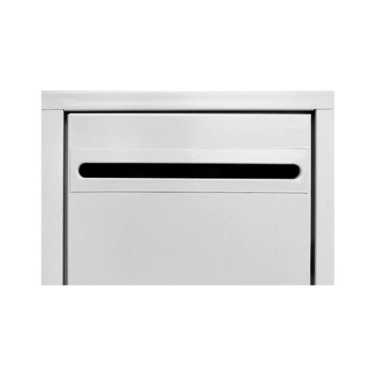 Access slot, for steel cupboard, for 400 mm compartment width, extra cost.