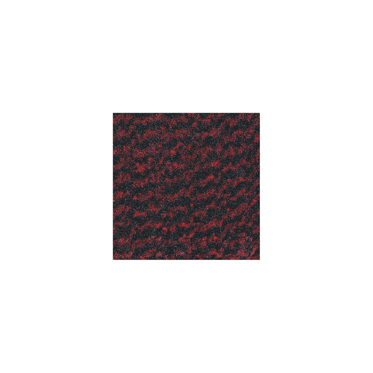 Entrance matting for indoor use, polypropylene pile, width 1200 mm, sold by the metre, black / red.