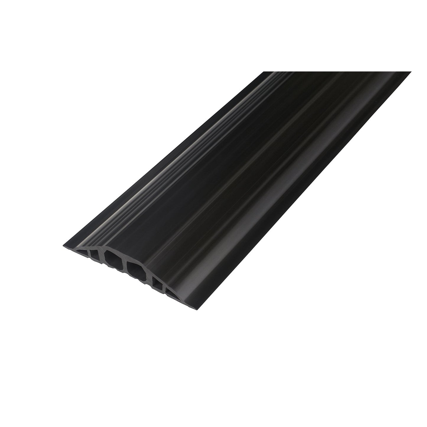 PVC cable duct, LxWxH 1500 x 200 x 35 mm, black.