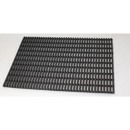 Industrial matting, anti-slip, per metre, black, width 1000 mm.