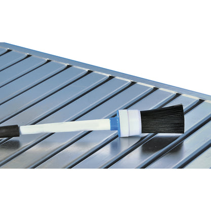 Cleaning brush, with hose connection, pack of 5, coarse bristle version.