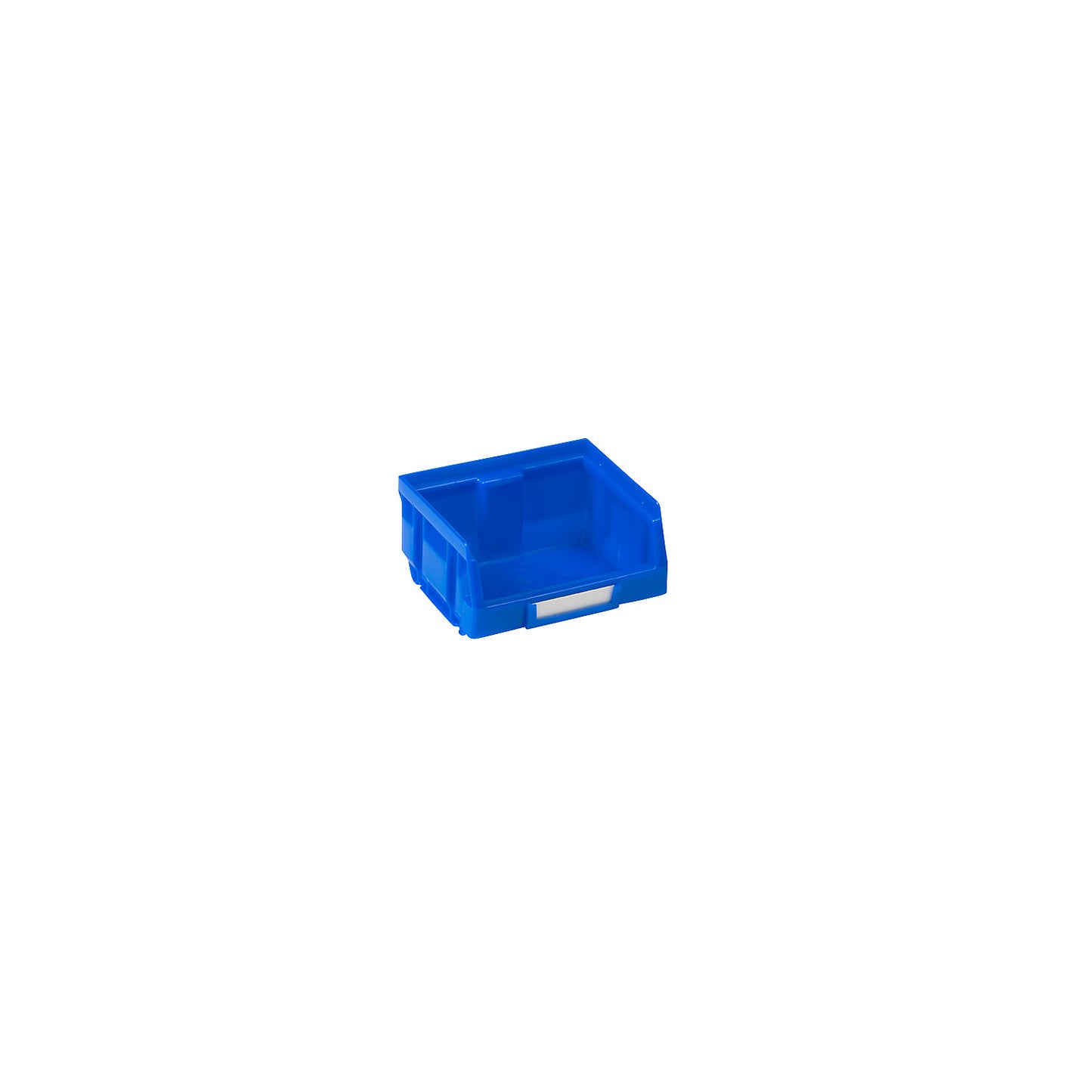 Open fronted storage bin made of polyethylene, LxWxH 90 x 105 x 54 mm, blue, pack of 50.