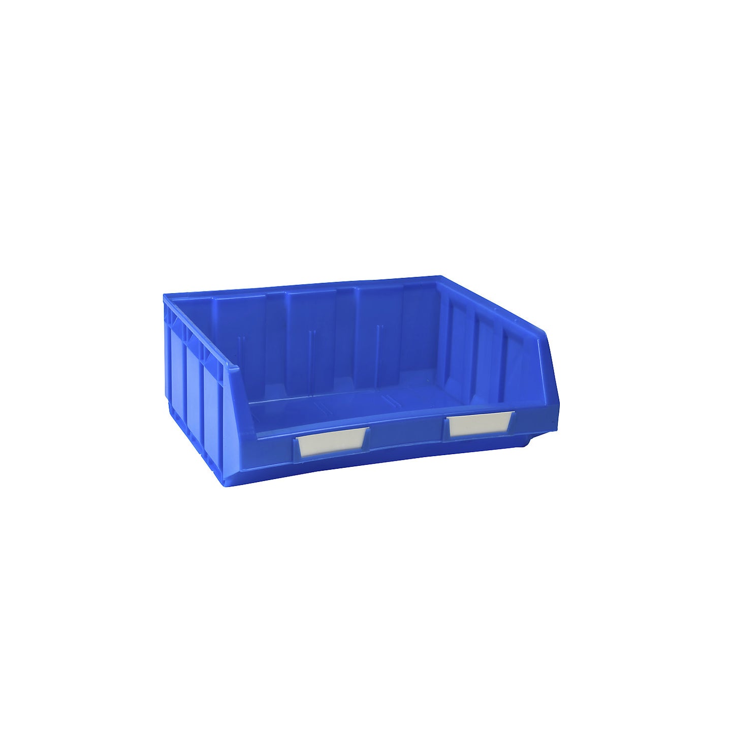 Open fronted storage bin made of polyethylene, LxWxH 344 x 408 x 164 mm, blue, pack of 8.